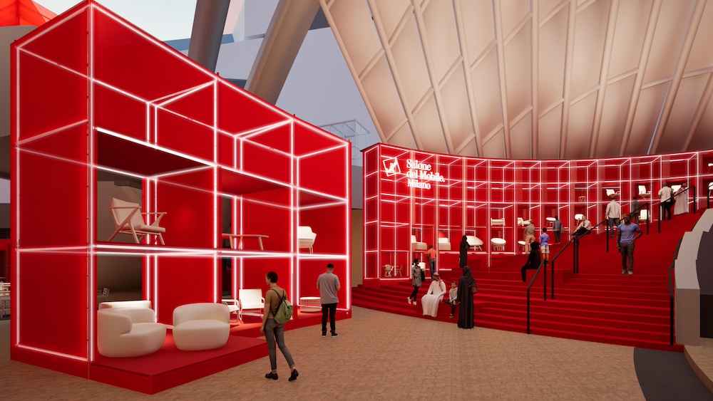 Red in progress: Salone del Mobile.Millano meets Riyadh
